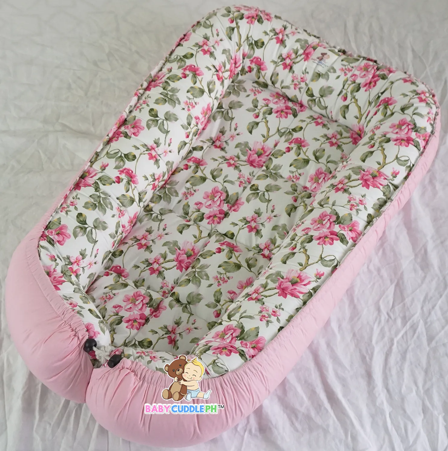 Flora in Light Pink (Limited Edition) - Bed and Head Pillow