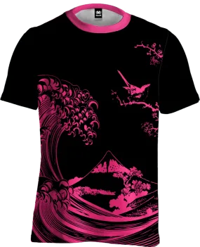 Fluorescent Wave Tee