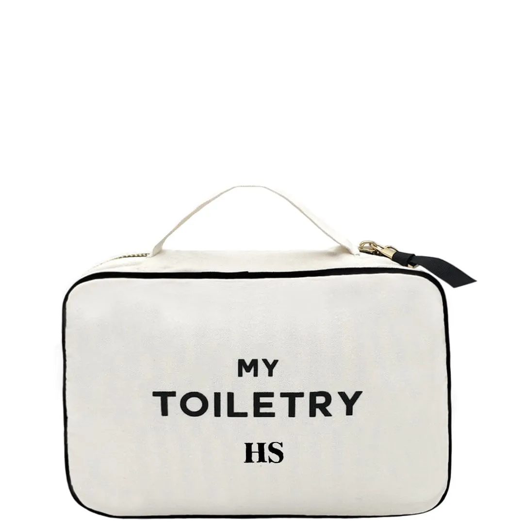 Folding/Hanging Toiletry Case, Cream