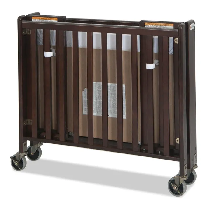 Foundations HideAway Compact Fixed-Side Wood Folding Crib, Antique Cherry (discontinued)