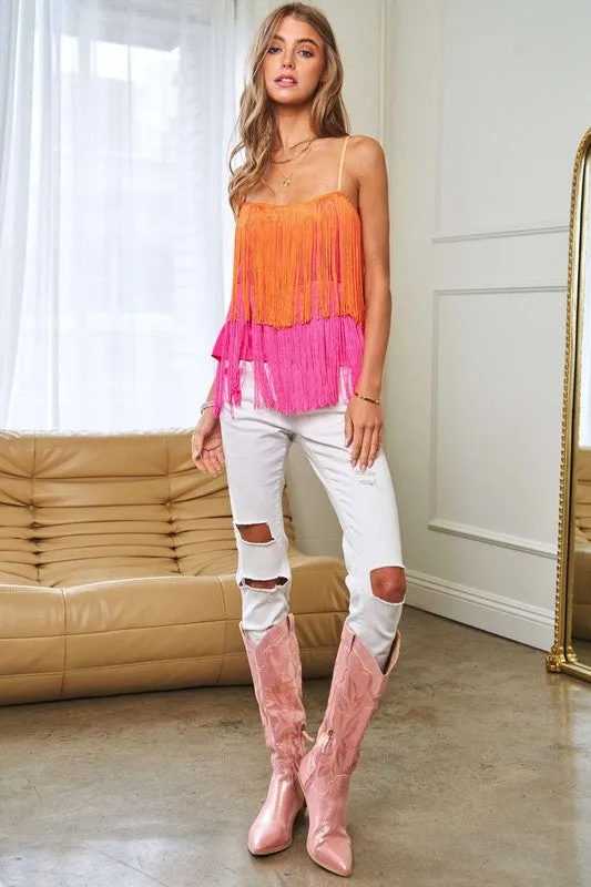 Fringe Cami Top