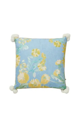 GARDEN PATCH Cushion BLUE 50CM