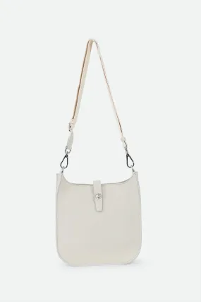 GIA ITALIAN LEATHER CROSSBODY BAG IN BUTTER WHITE - PRE-ORDER NOW