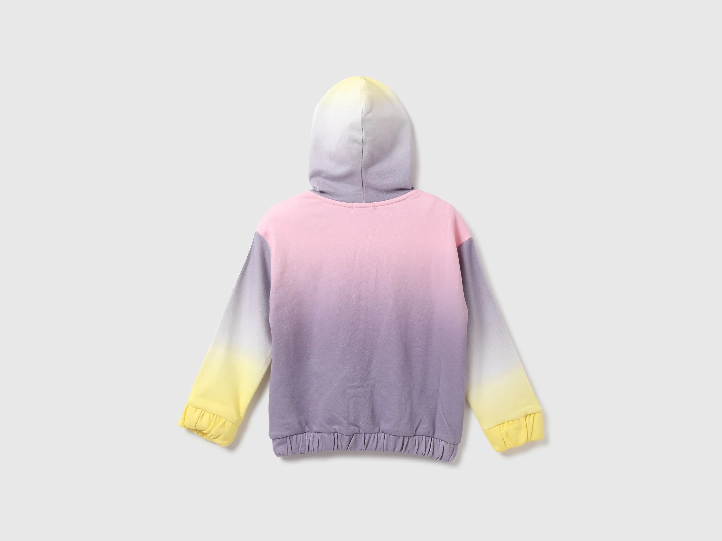 Girls Ombre Hooded Neck Sweatshirt