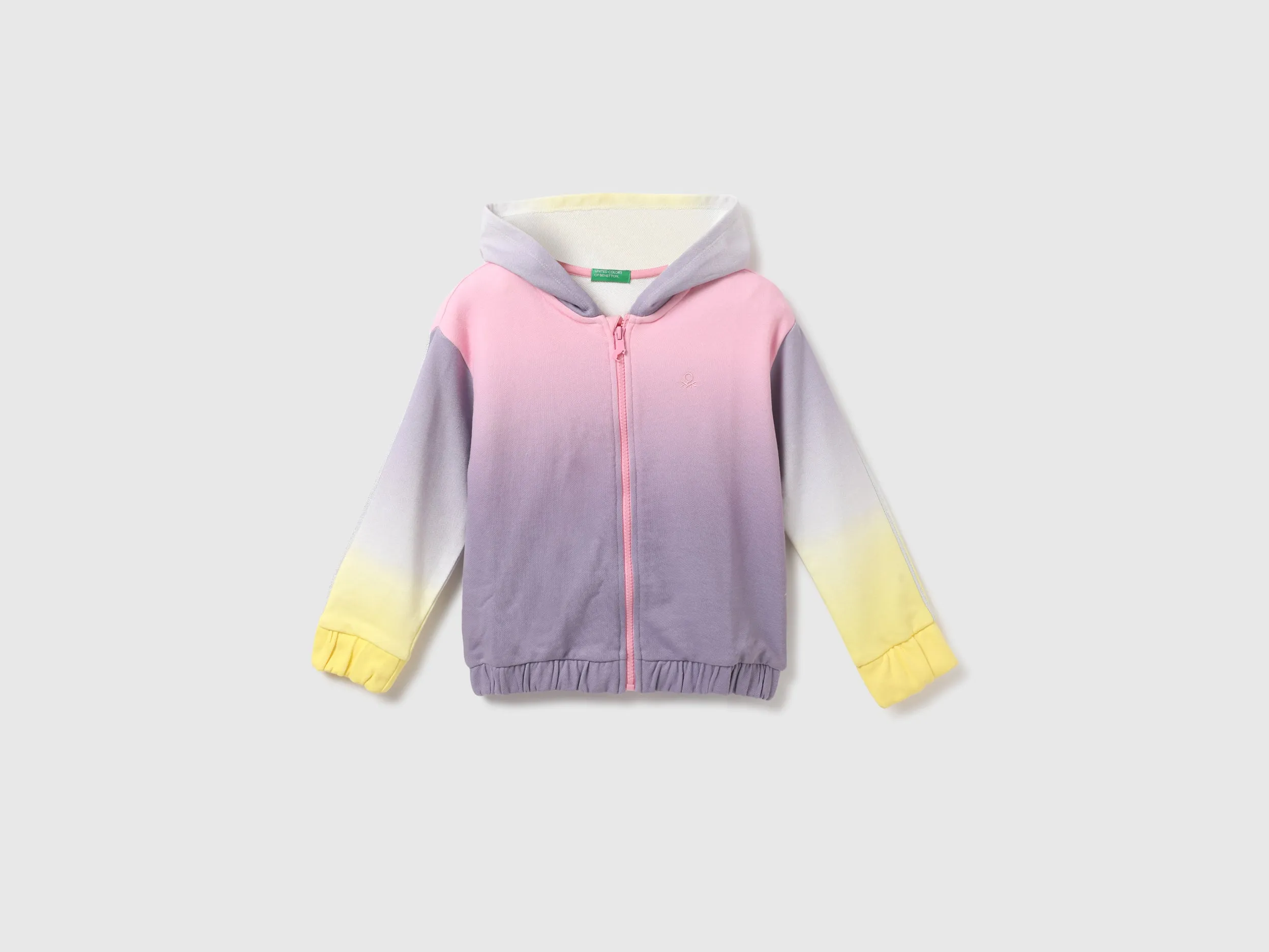 Girls Ombre Hooded Neck Sweatshirt