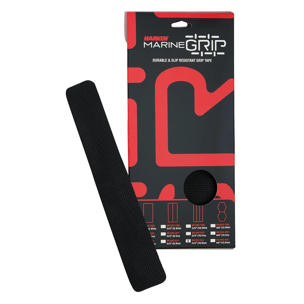 Harken Marine Grip Tape - 2 x 12 - Black -10 Pieces [MG1002-BLK]