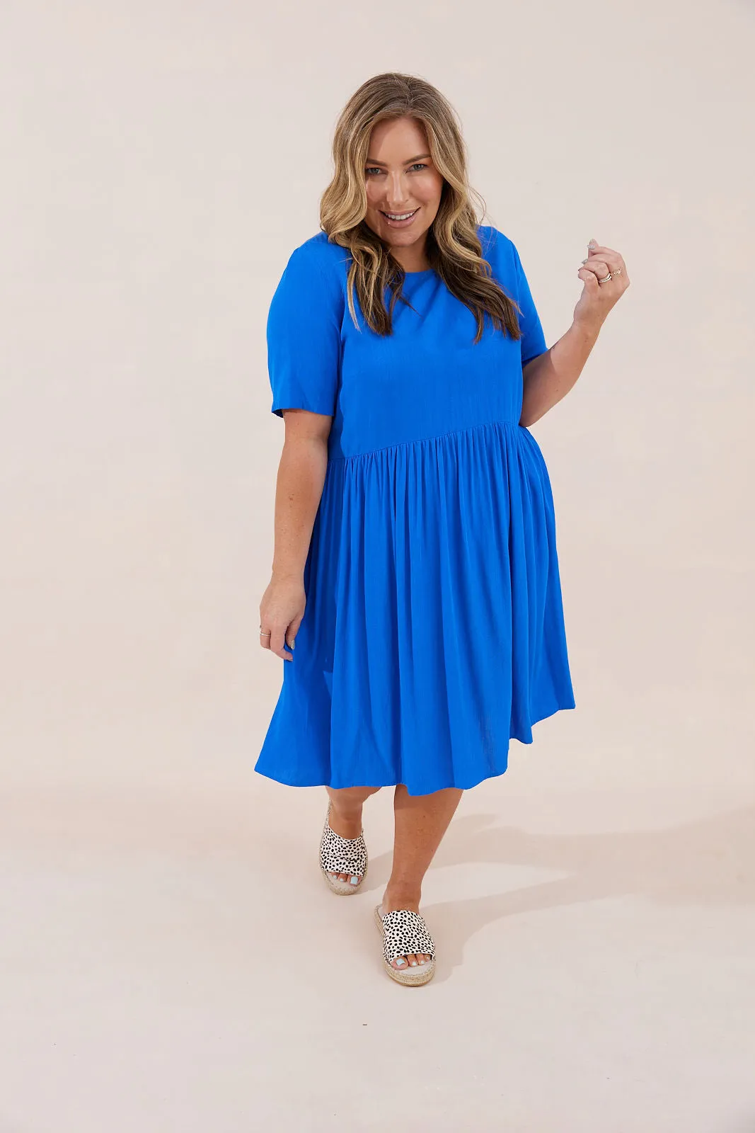 Hayman Dress - Cobalt Blue - Seconds