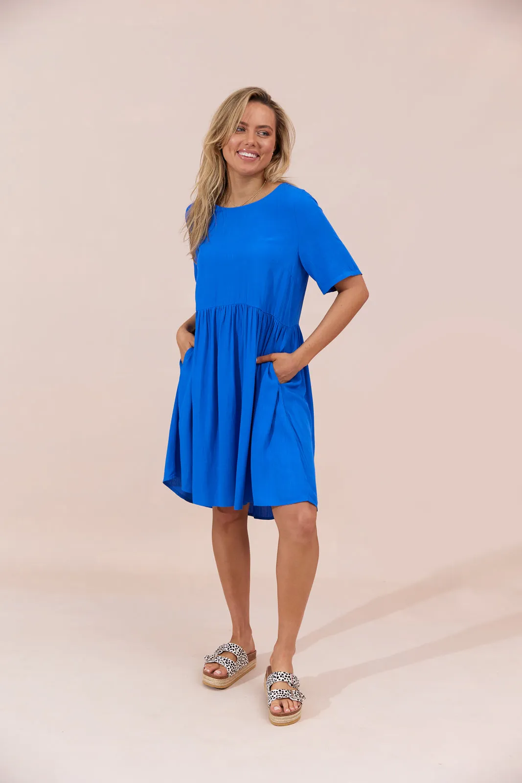 Hayman Dress - Cobalt Blue - Seconds