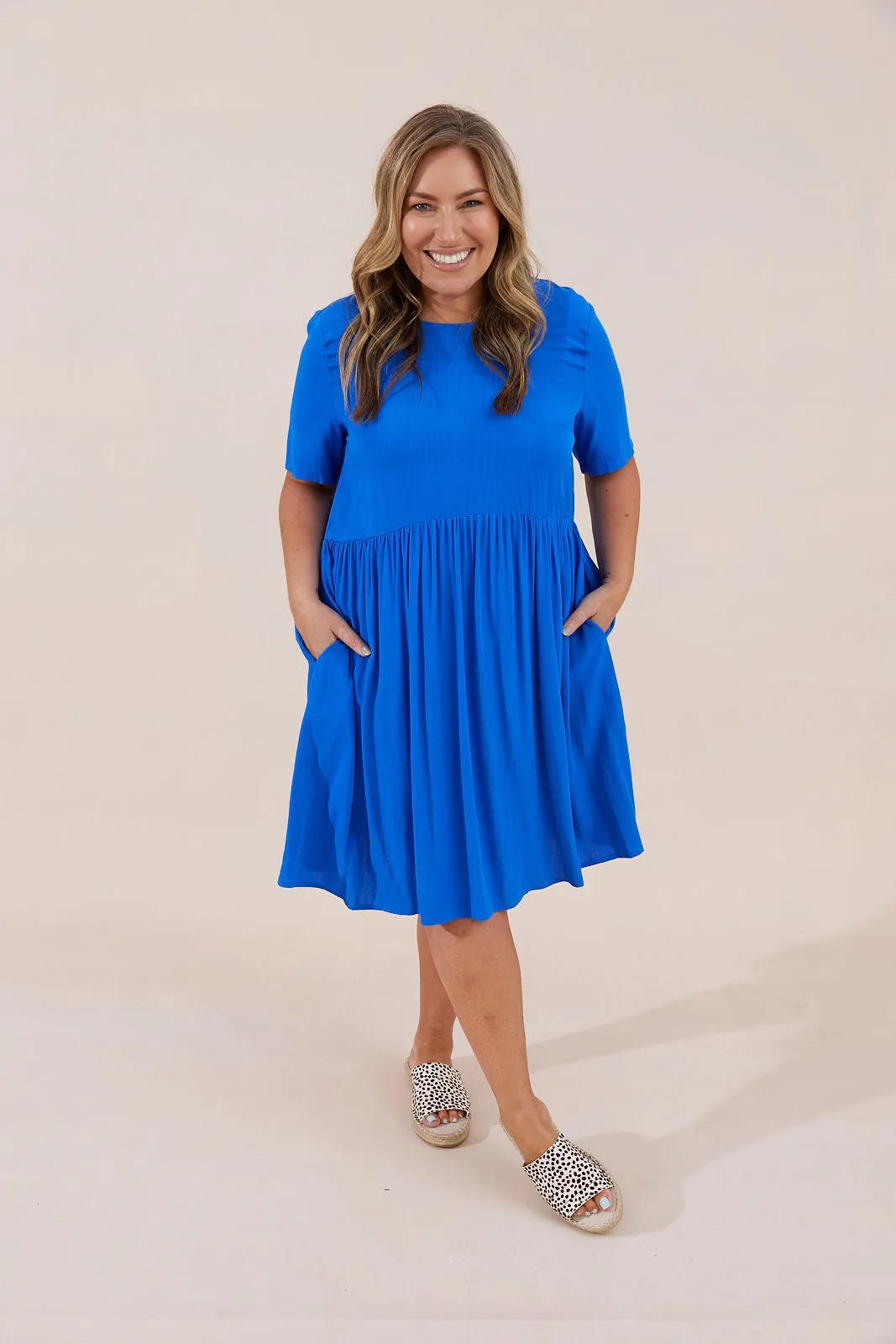 Hayman Dress - Cobalt Blue - Seconds