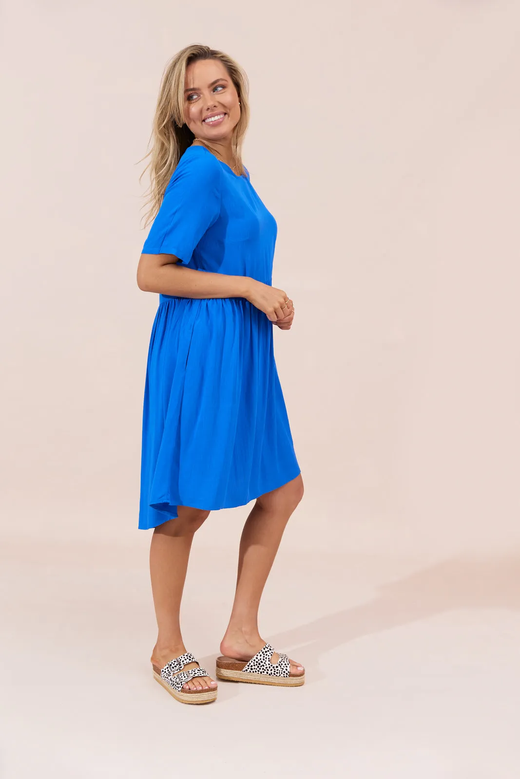 Hayman Dress - Cobalt Blue - Seconds