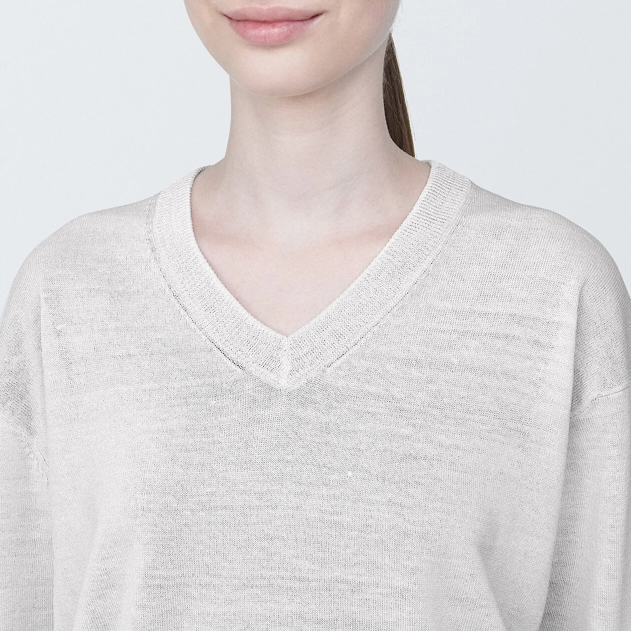 Hemp Blend V-Neck Sweater