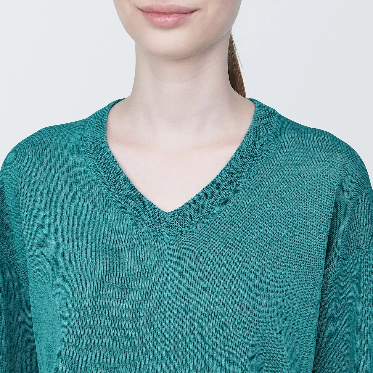 Hemp Blend V-Neck Sweater