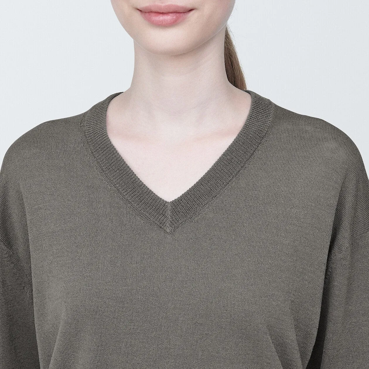 Hemp Blend V-Neck Sweater