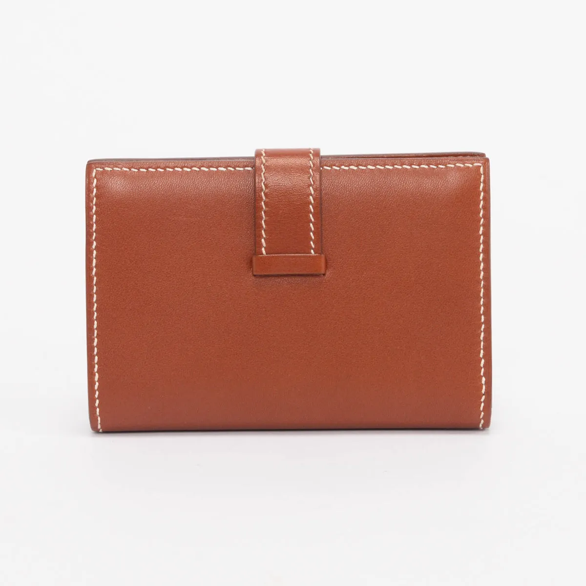 Hermes Fauve Tadelakt Mini Bearn Wallet