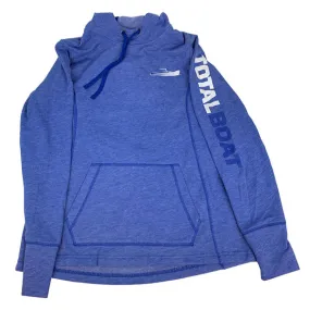 Hooded Logo Sleeve Wicking Fleece Sweatshirt