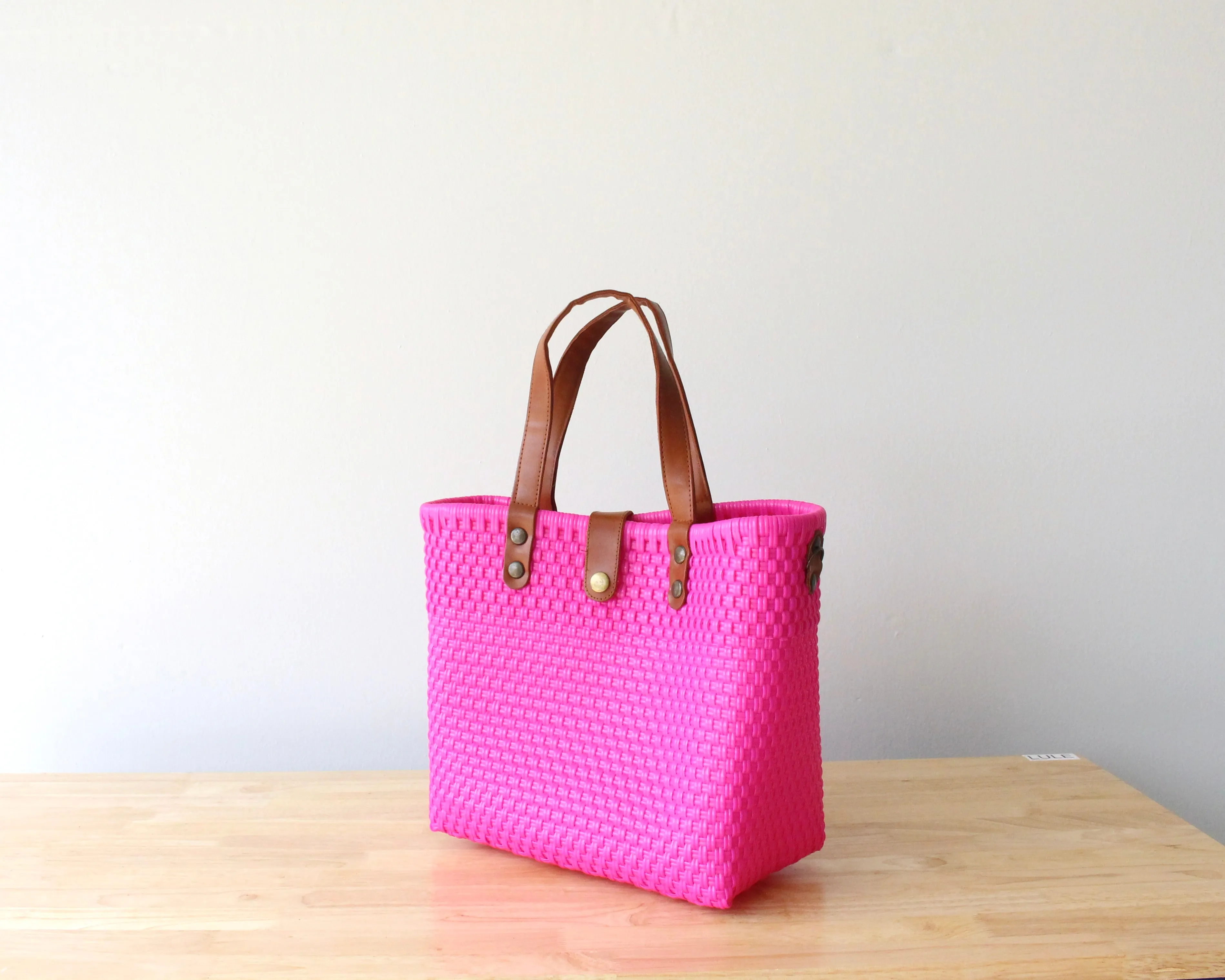 Hot Pink Handwoven Purse by MexiMexi