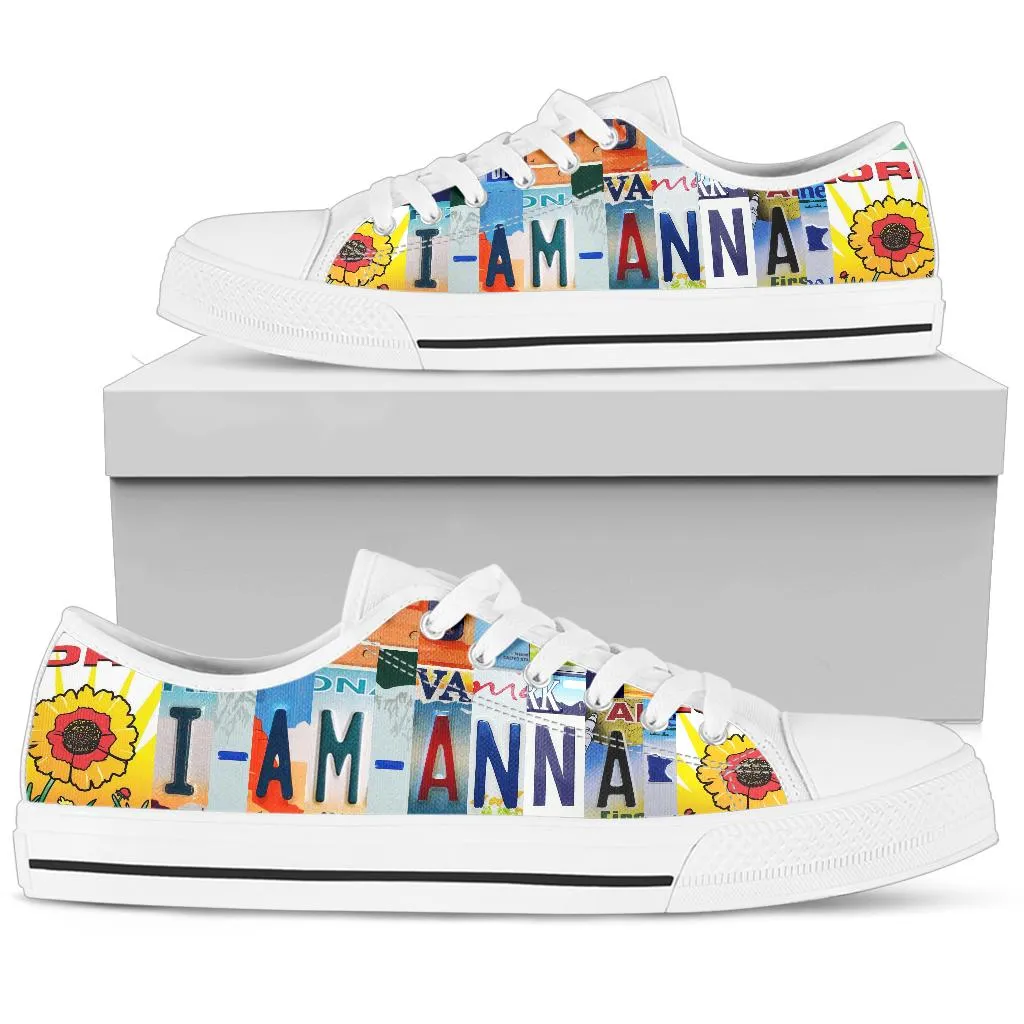 I Am Anna Custom Low Top