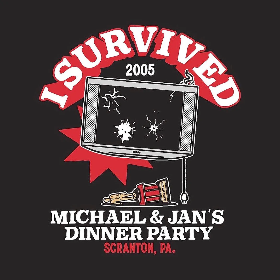 I Survived Michael & Jan's Dinner Party - Toddler Tee