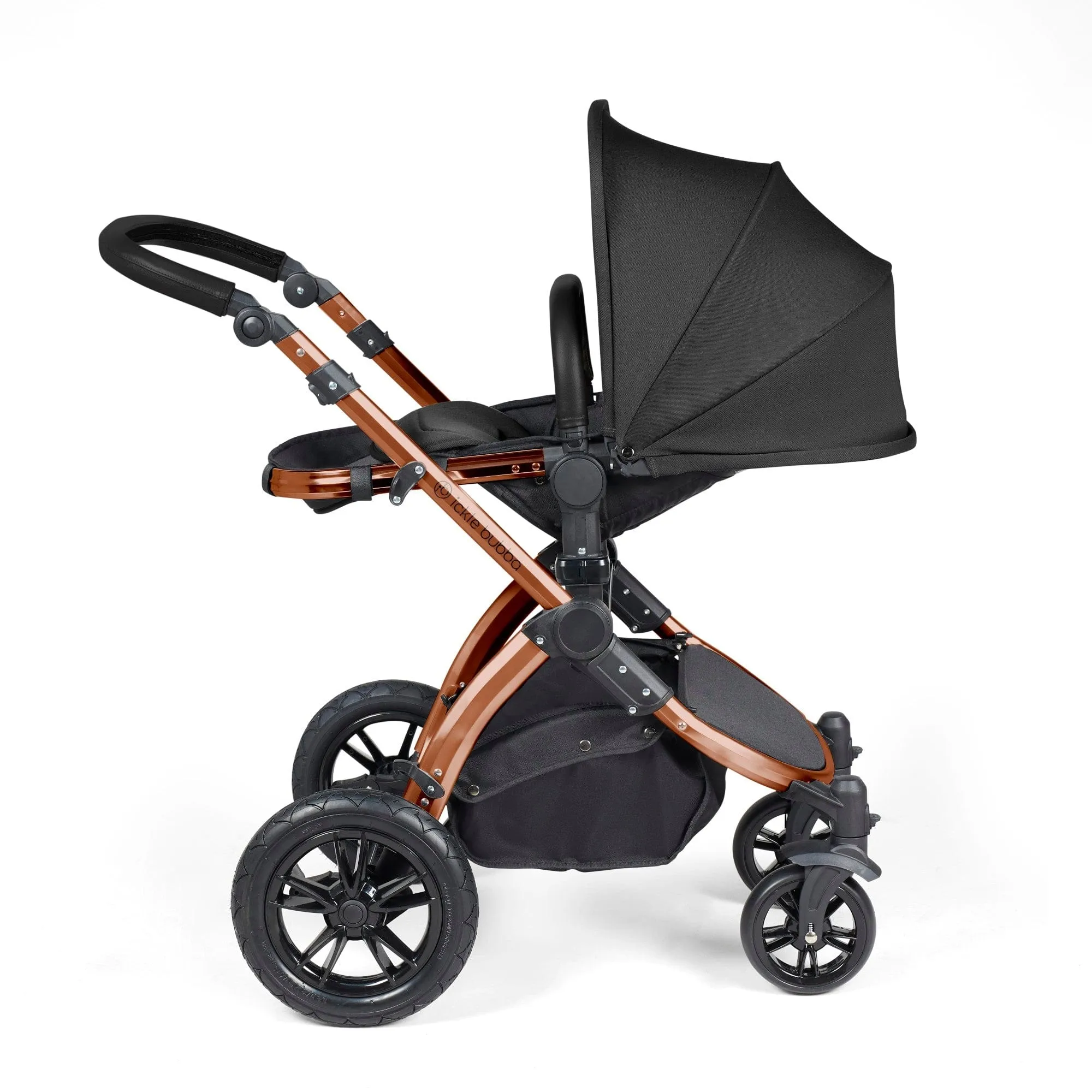 Ickle Bubba Stomp Luxe 2 in 1 Pushchair - Bronze / Midnight / Black