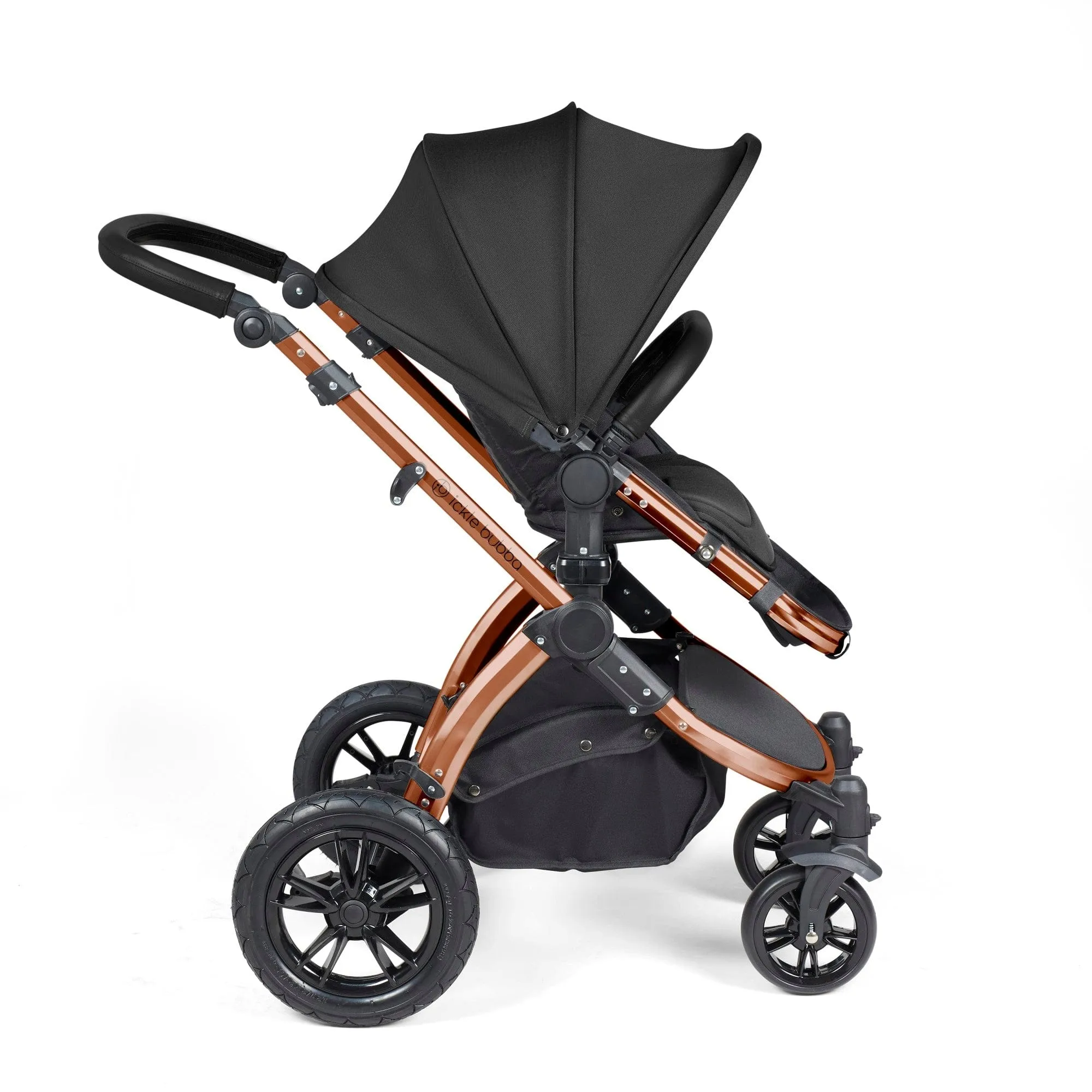 Ickle Bubba Stomp Luxe 2 in 1 Pushchair - Bronze / Midnight / Black