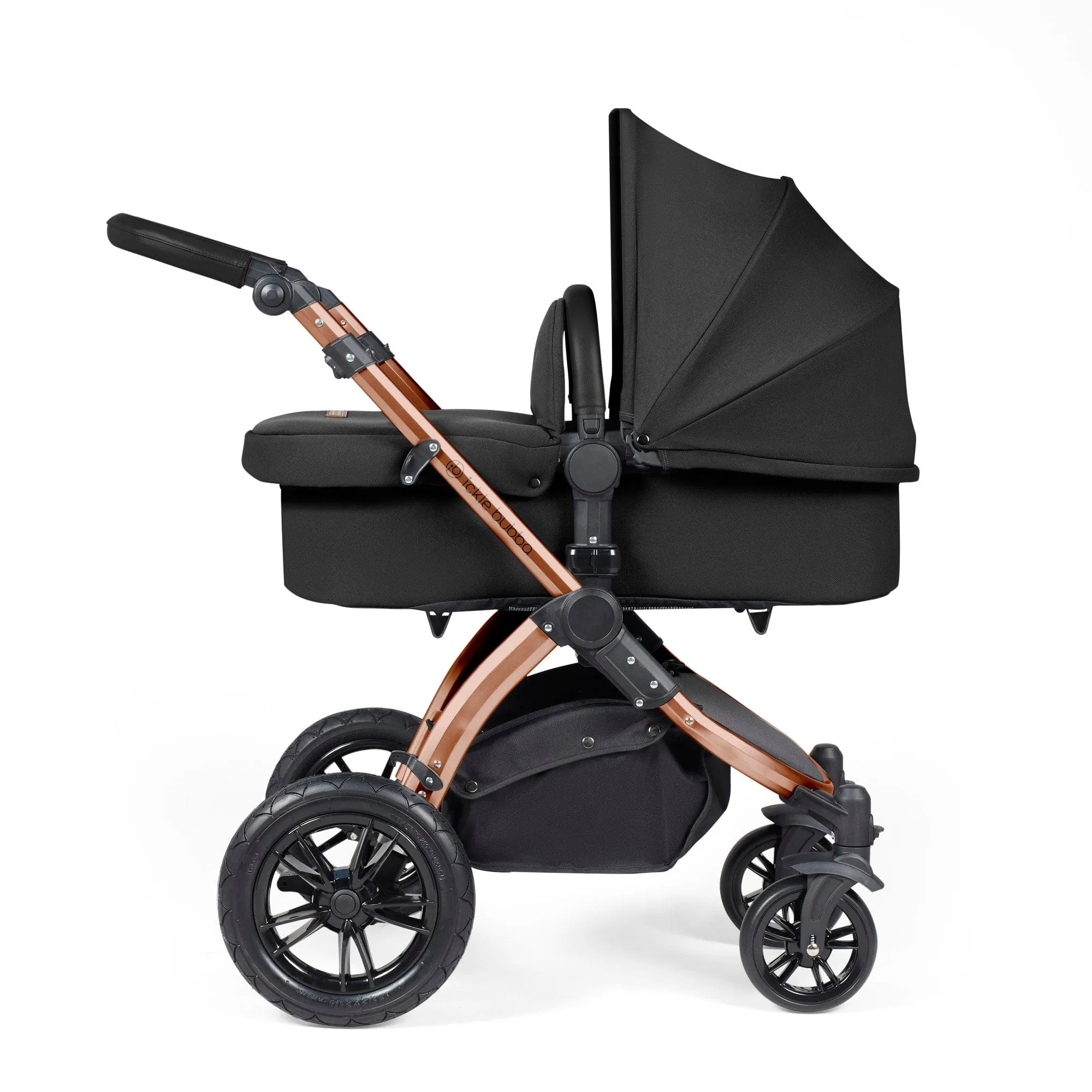 Ickle Bubba Stomp Luxe 2 in 1 Pushchair - Bronze / Midnight / Black