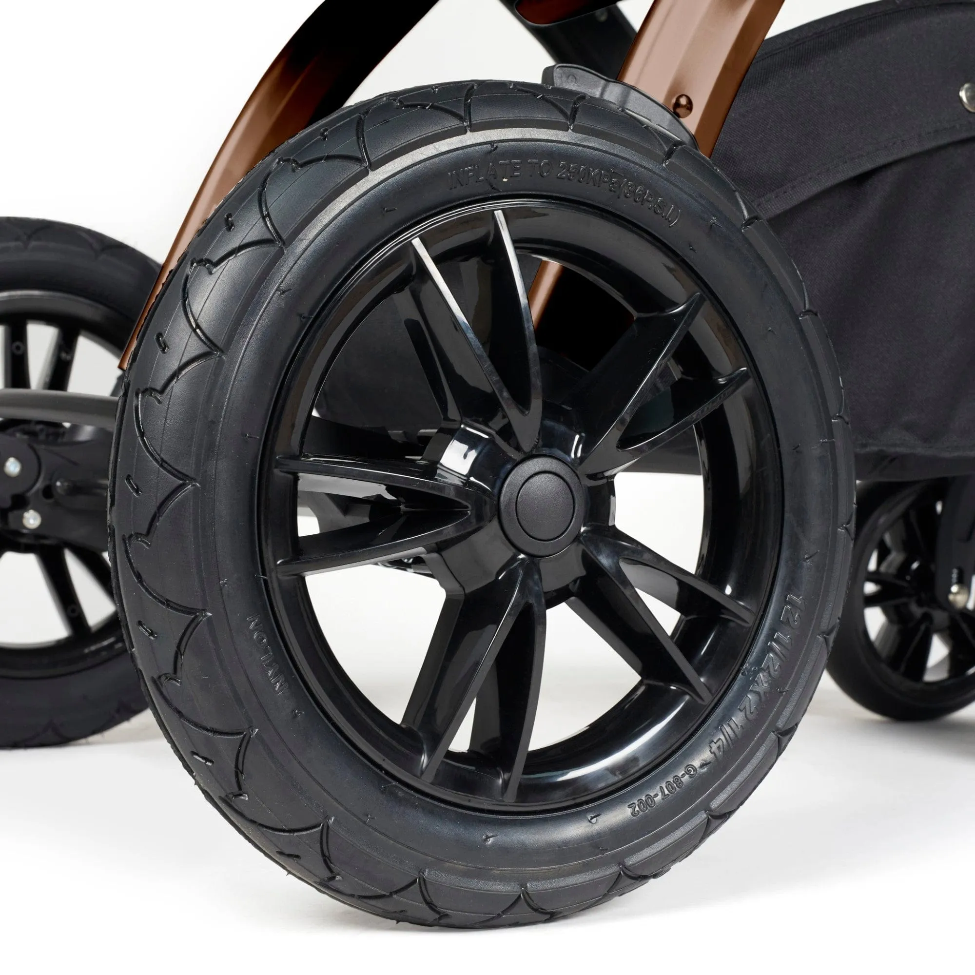 Ickle Bubba Stomp Luxe 2 in 1 Pushchair - Bronze / Midnight / Black