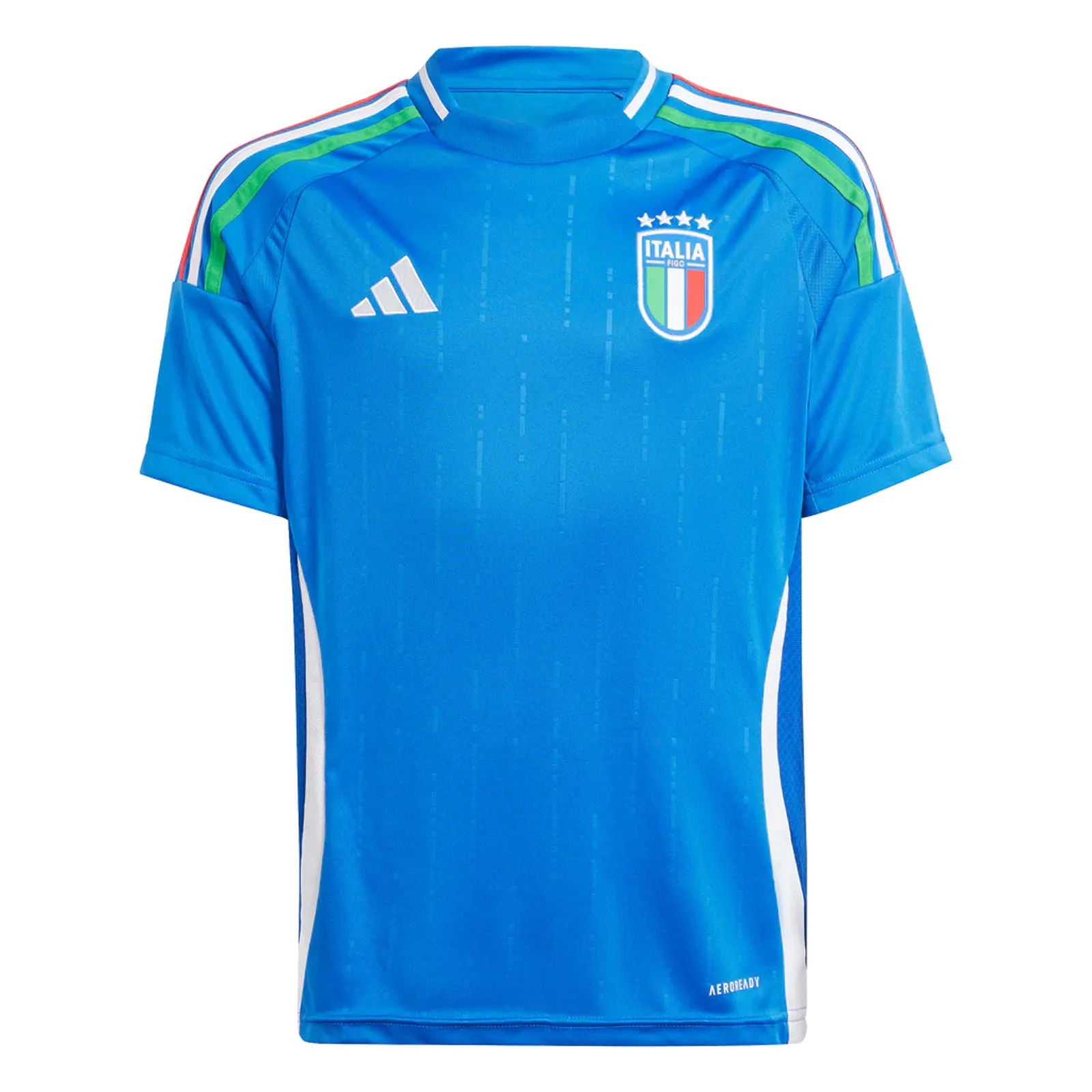 Italy National FIGC Kids 2024/25 Replica Jersey Football (Soccer) by Adidas