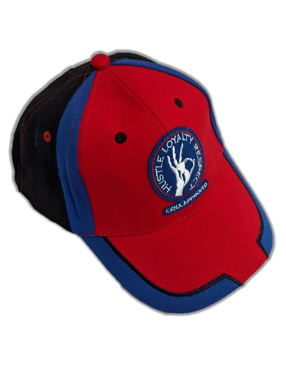 John Cena Baseball Cap Hat Red Blue Persevere WWE New