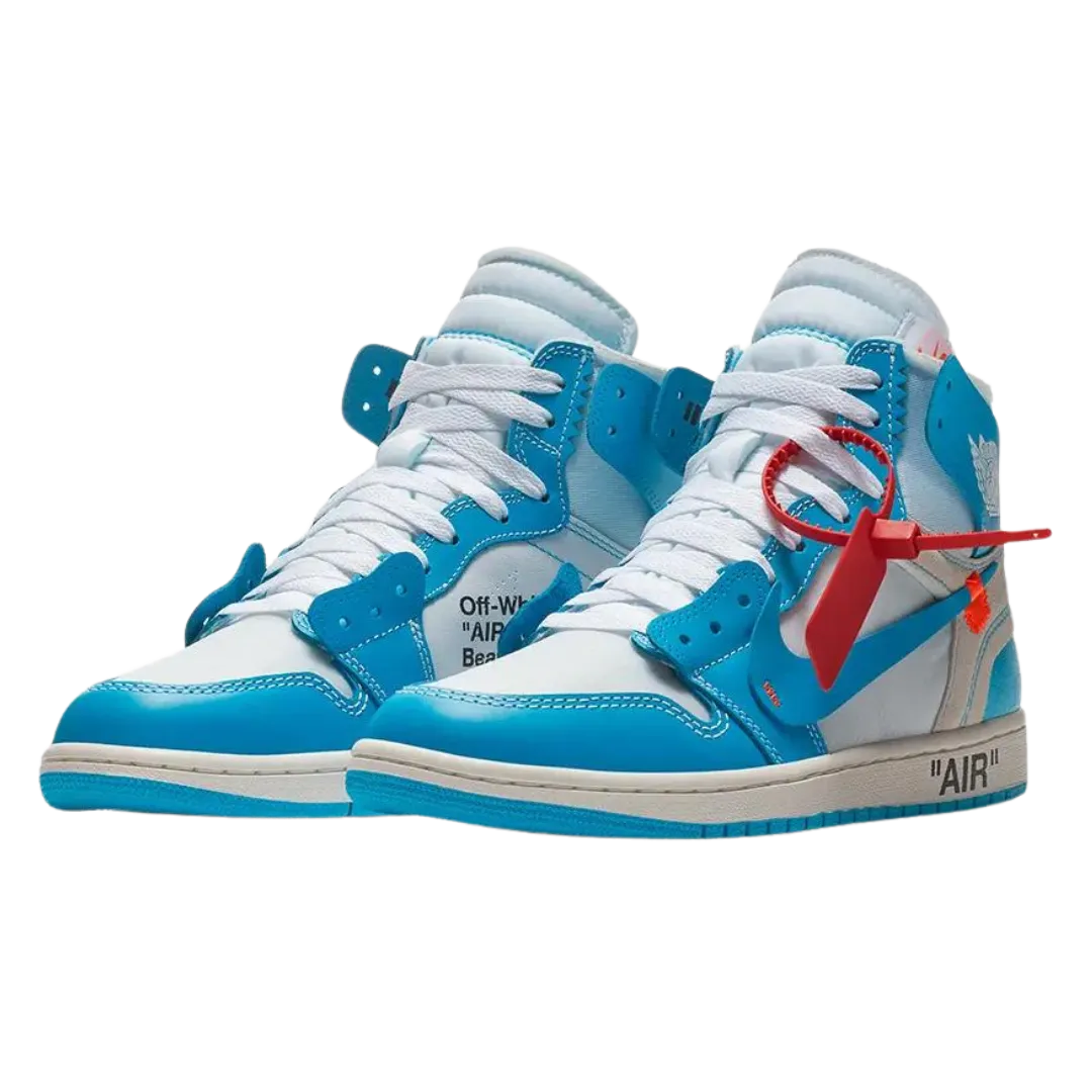 Jordan 1 Retro High Off-White "University Blue" UNC