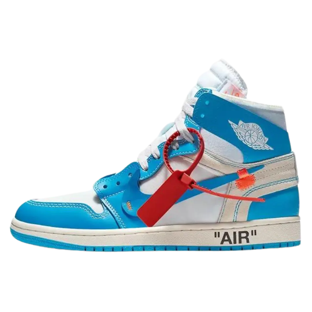 Jordan 1 Retro High Off-White "University Blue" UNC