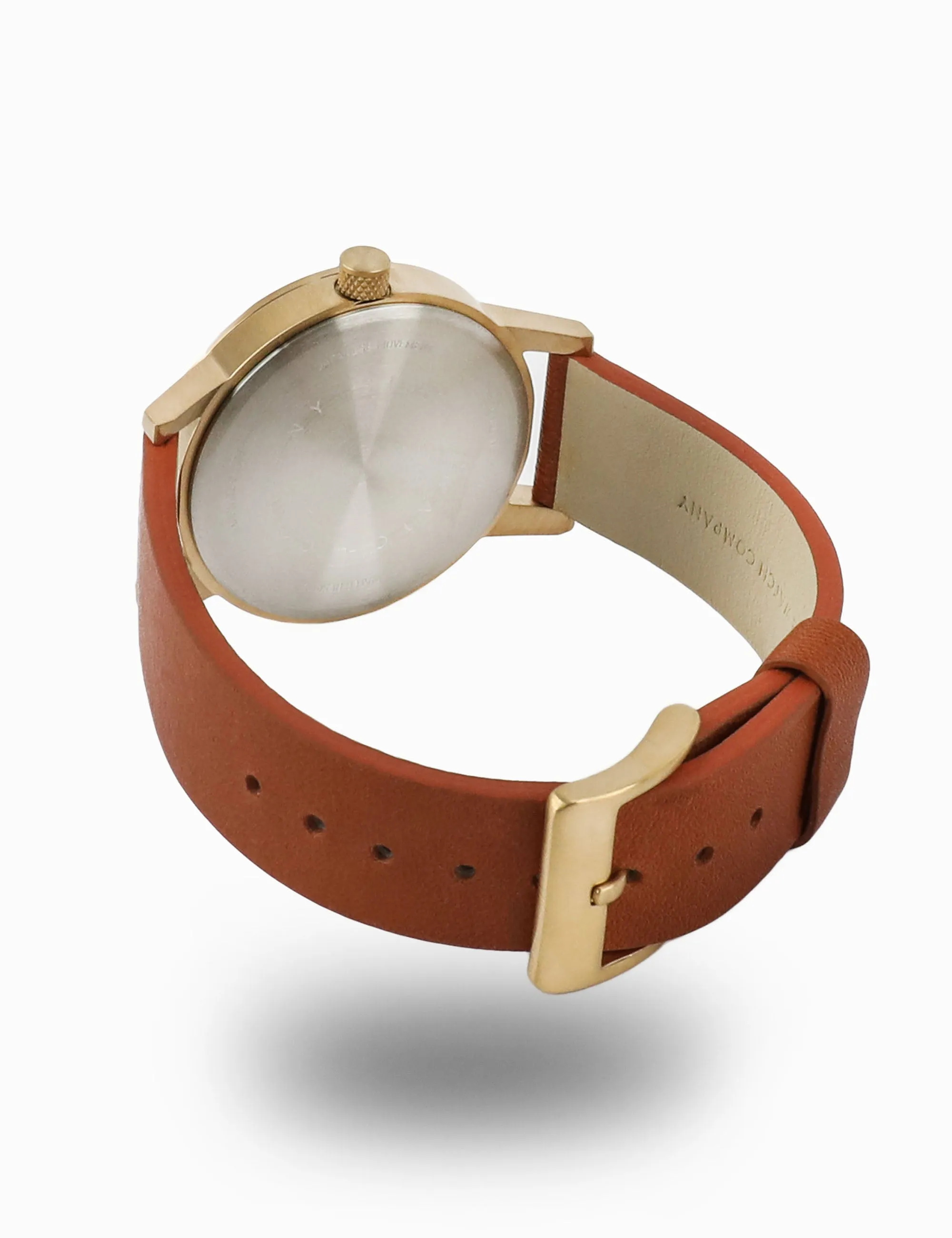 Kent 38mm Watch - Gold/Navy/Tan