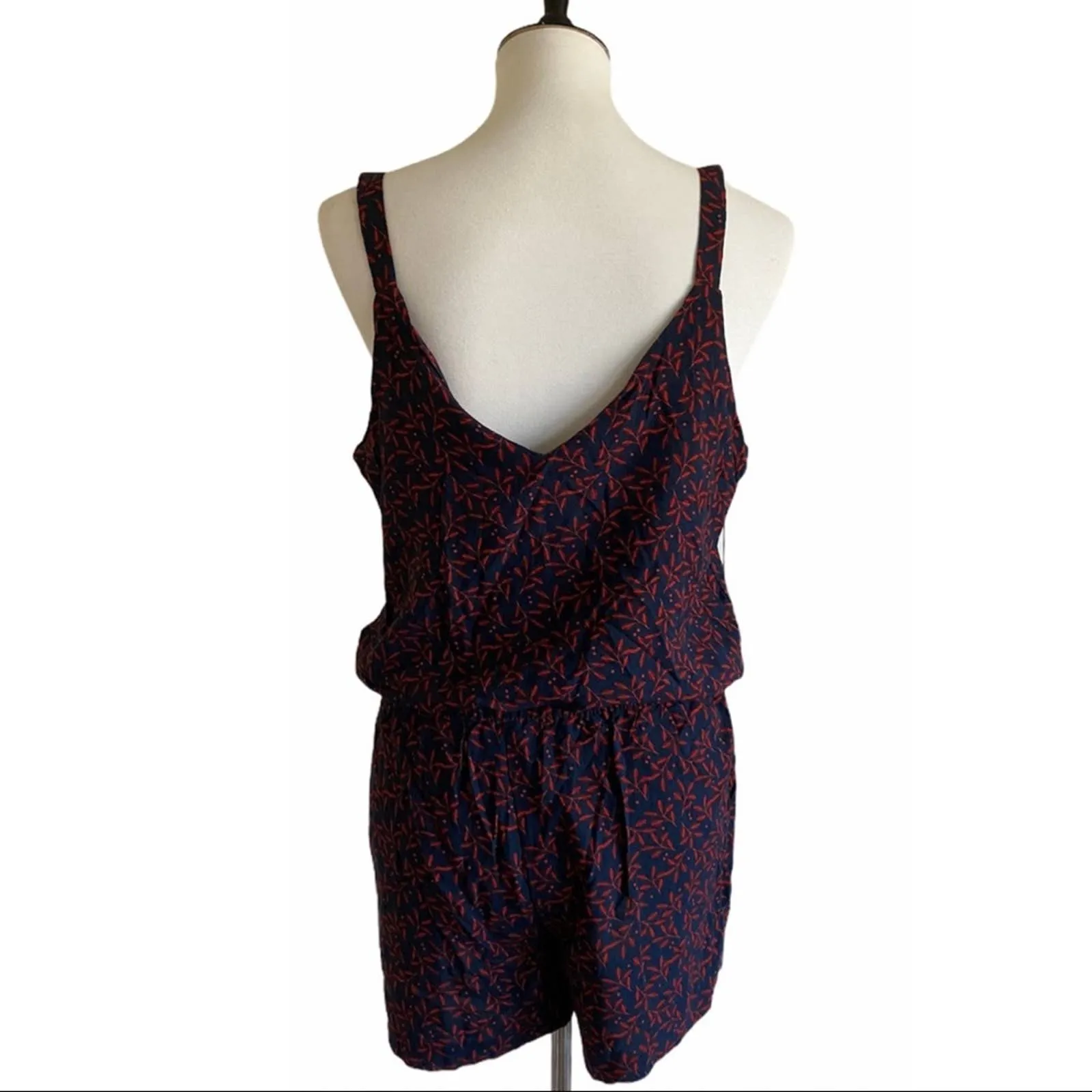 Kiabi Navy Blue & Red Romper Size 10