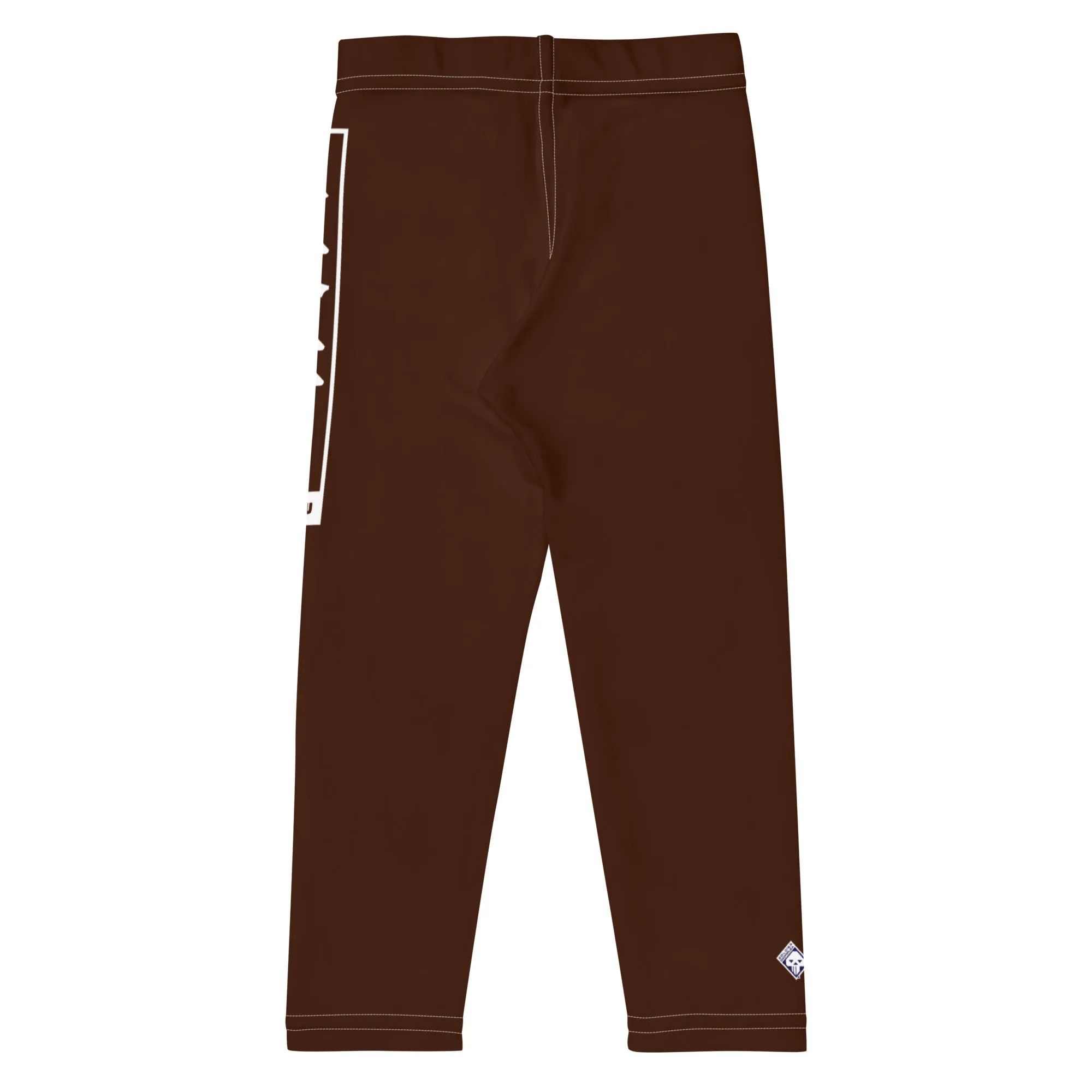 Kids' Girls Yoga Pants Workout Leggings Jiu-Jitsu 006 - Chocolate