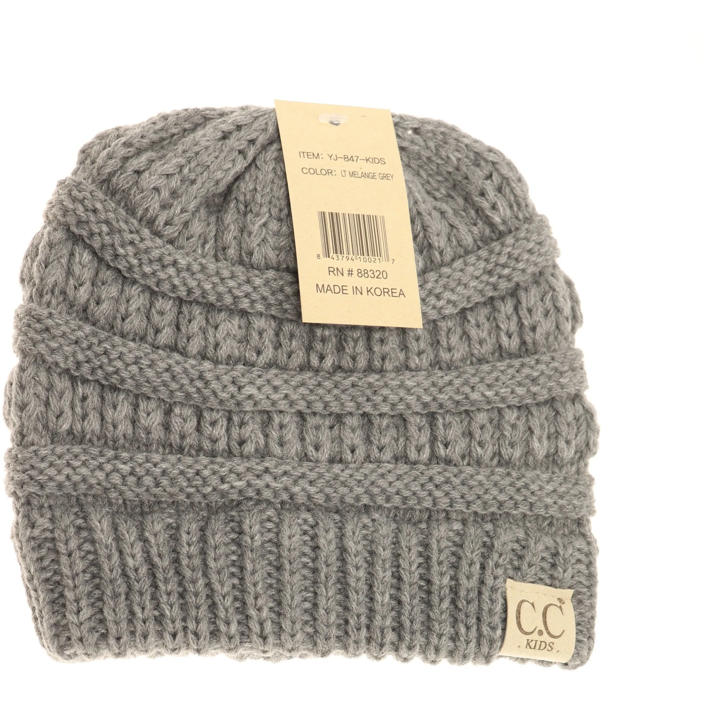 Kid's Solid CC Beanie