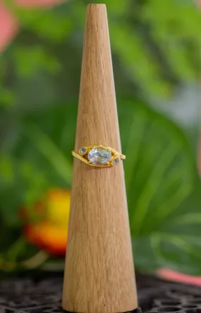 Klara Blue Topaz Ring