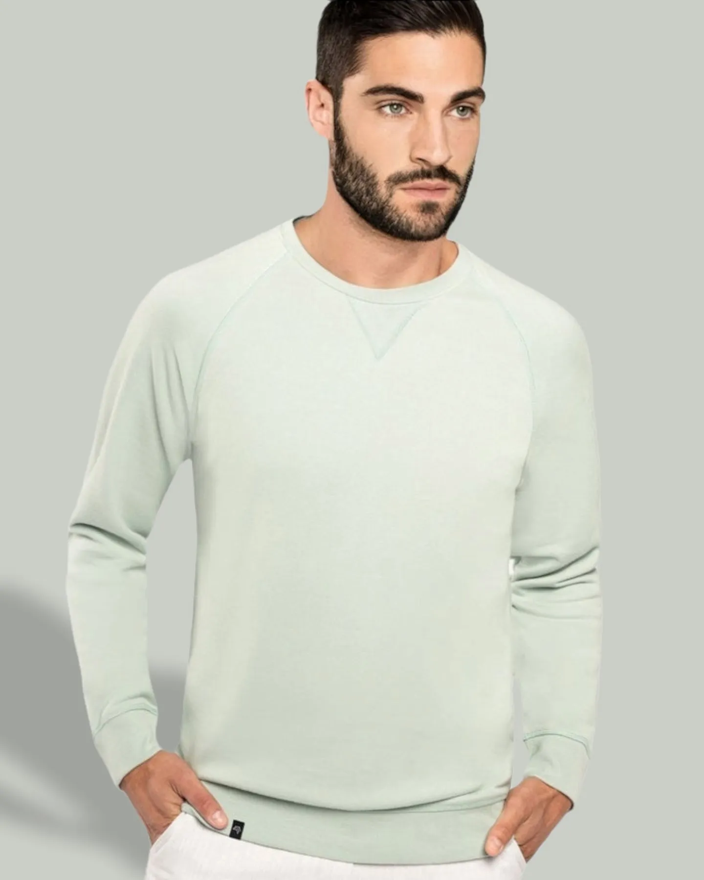 KRB K480 ― Bio-Baumwolle Sweatshirt - Mossy Grün Olive