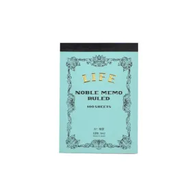 Life Stationery - Memo Book N42 (B7) - Light Blue