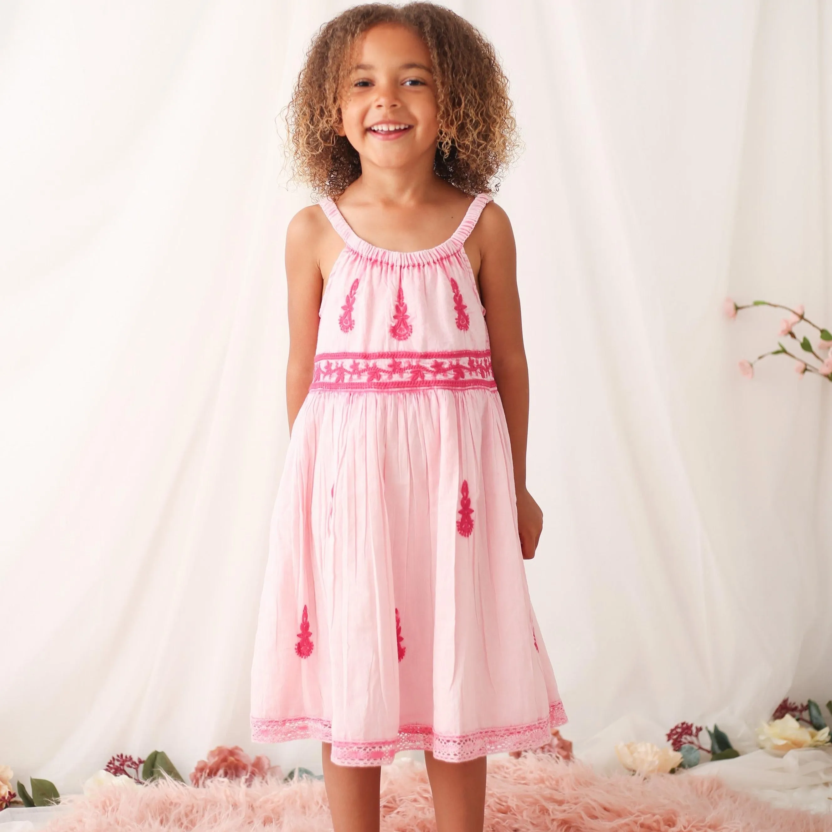 lilliana dress in pink