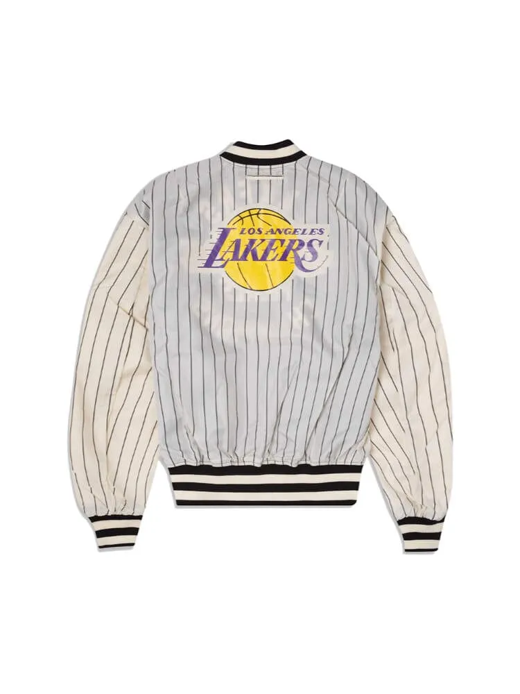 LOS ANGELES LAKERS X ALPHA X NEW ERA L-2B BOMBER JACKET