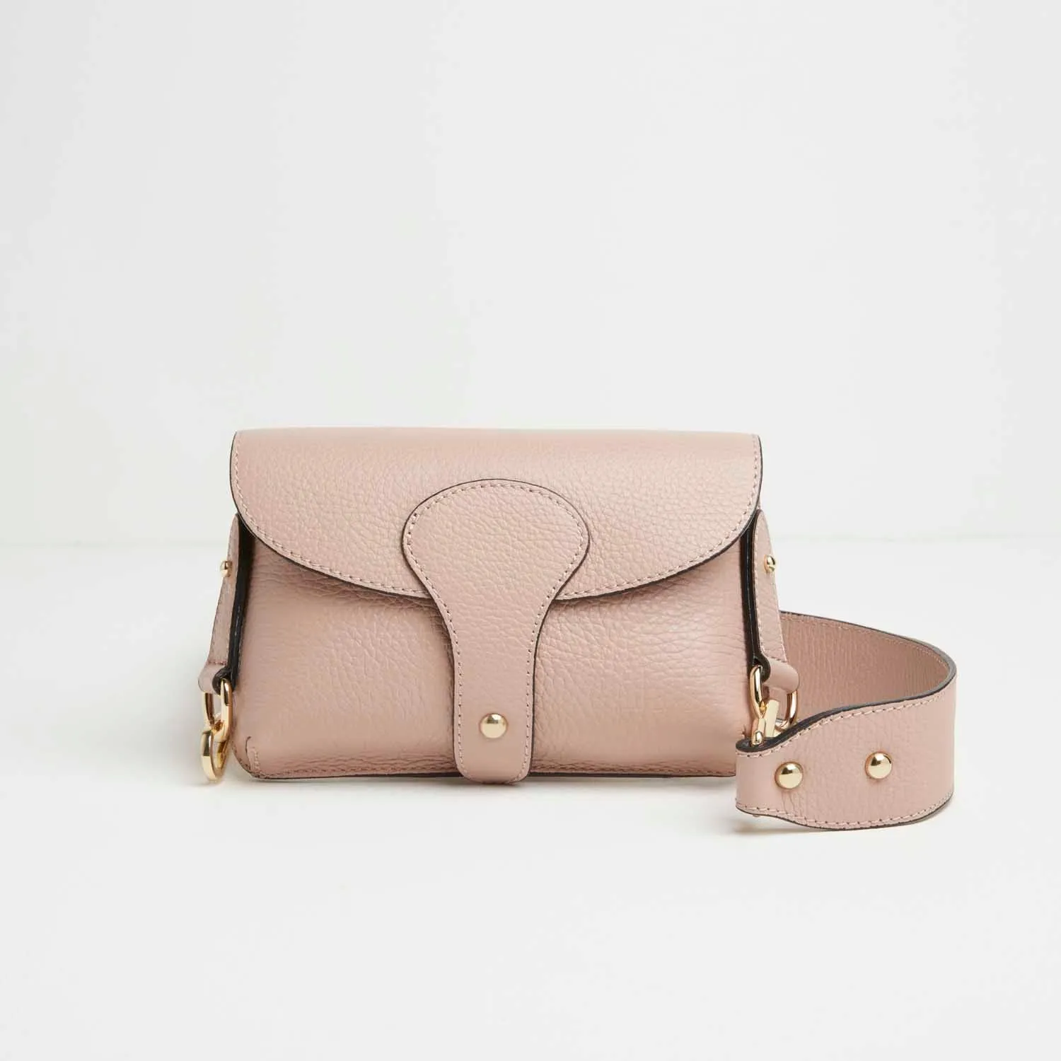 Luca Small Crossbody Bag, Purse, Earring and Scarf Gift Set in Blush Pink