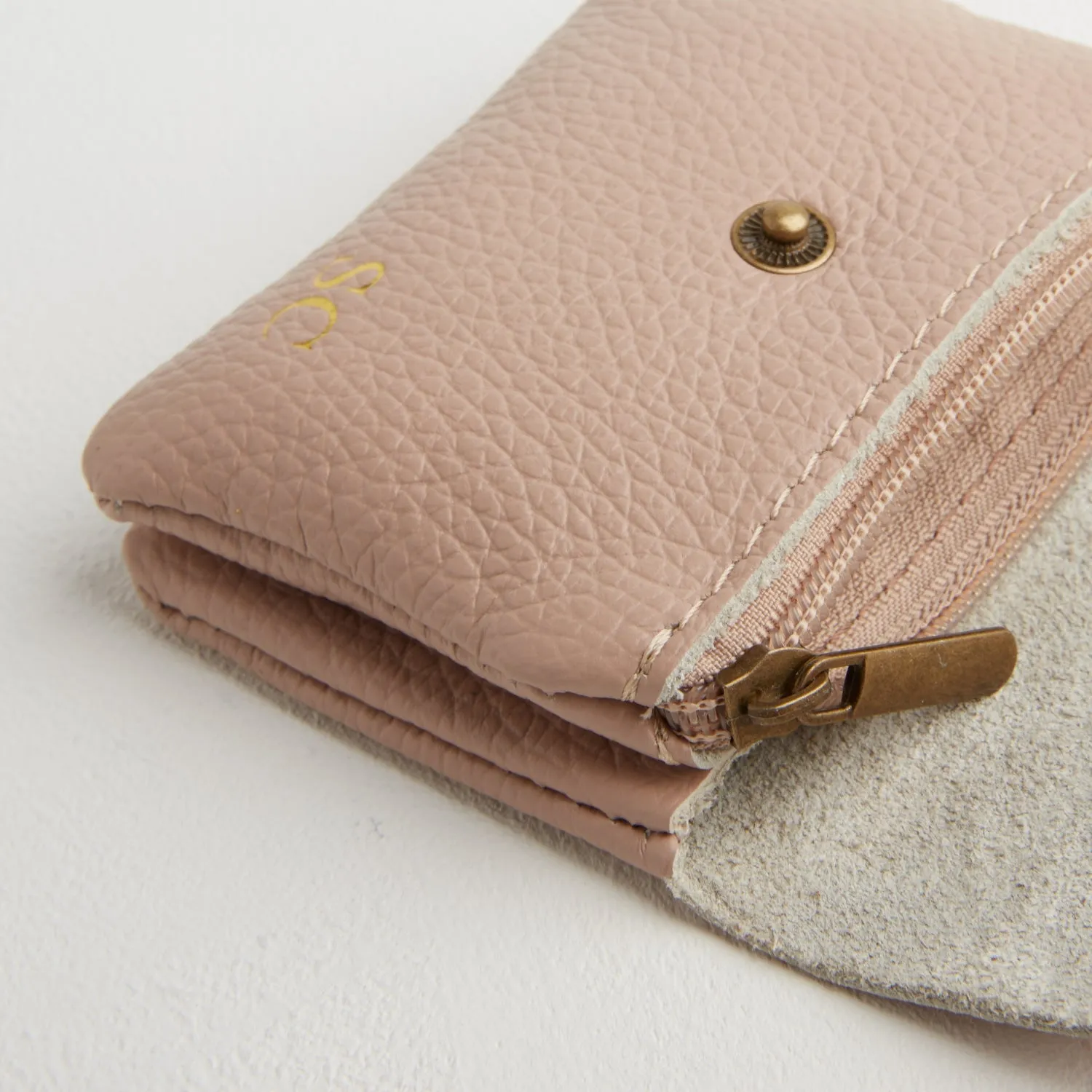 Luca Small Crossbody Bag, Purse, Earring and Scarf Gift Set in Blush Pink