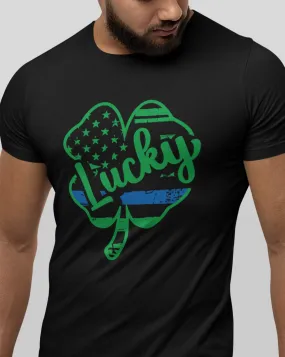 Lucky Thin Blue Line T-shirt