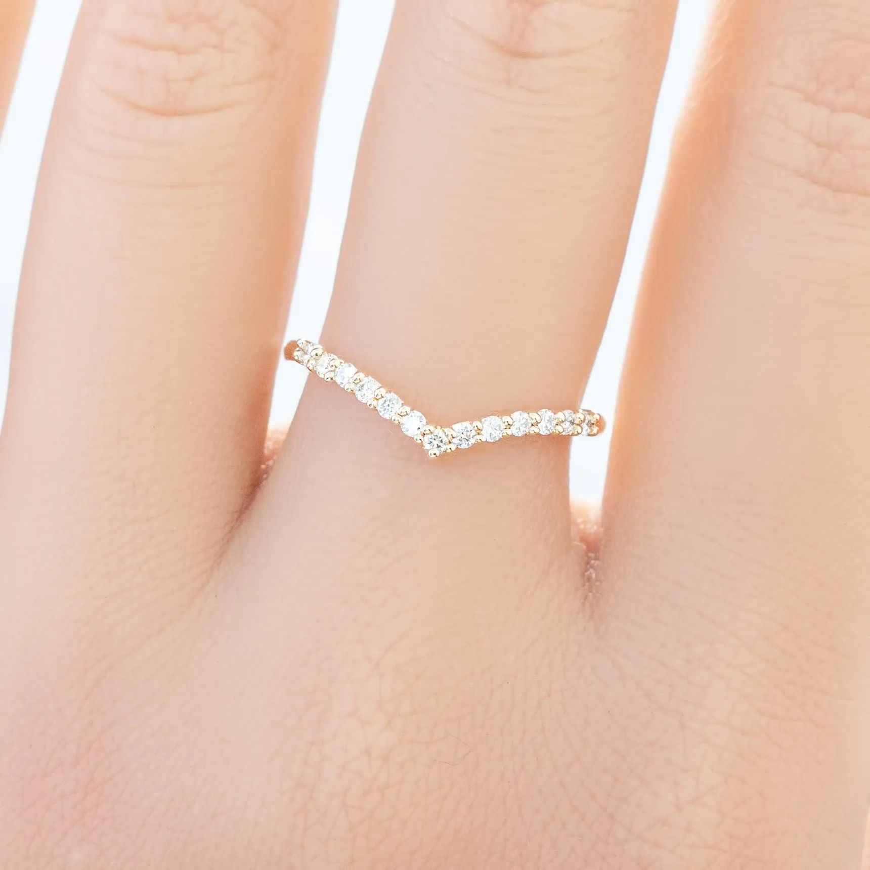 Lyla Chevron Ring