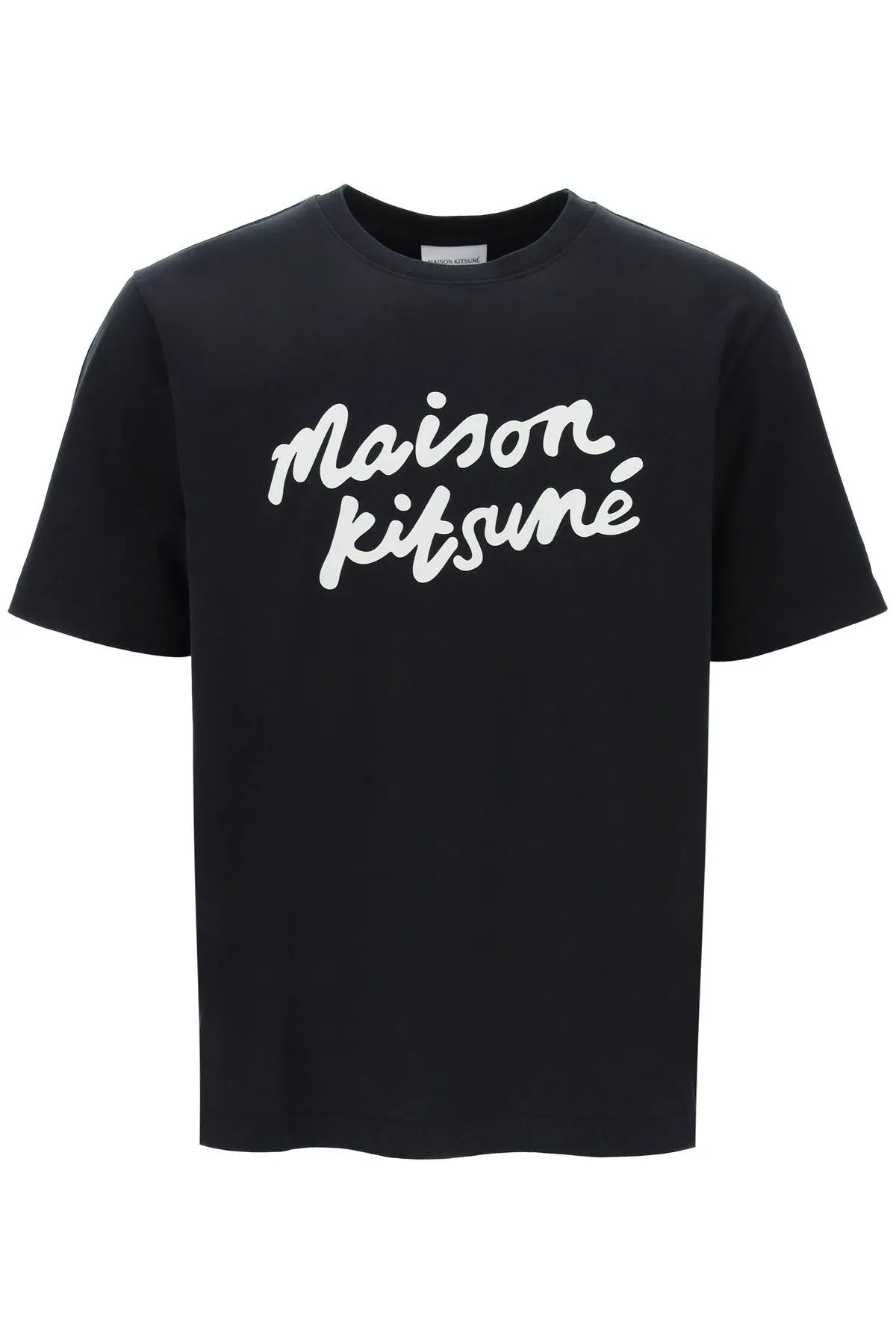 MAISON KITSUNE t-shirt with logo in handwriting