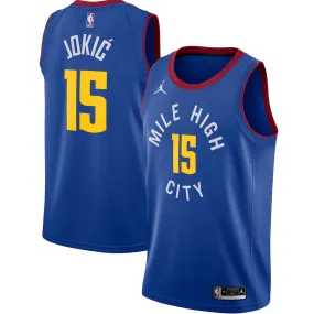 Men's Denver Nuggets Nikola Jokic Statement Jersey Blue