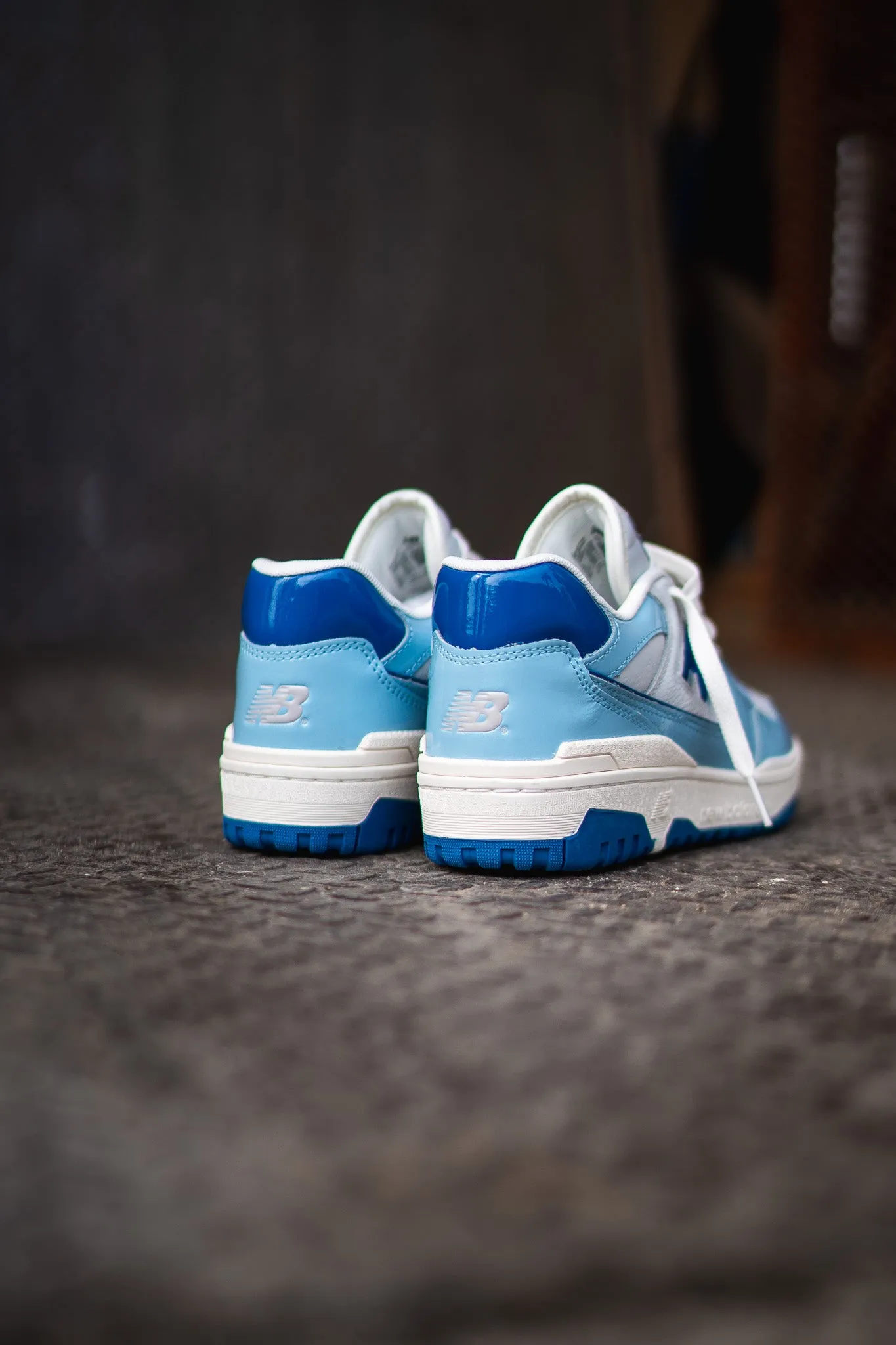 Mens New Balance 550 (White/Powder Blue) - BB550YKE