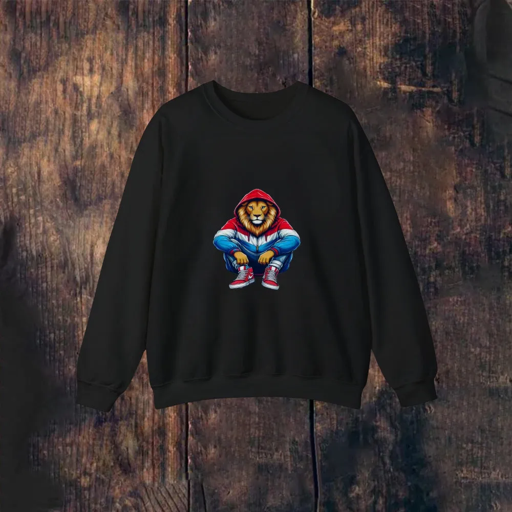 Mens Vintage Skeleton Long Sleeve Sweatshirt