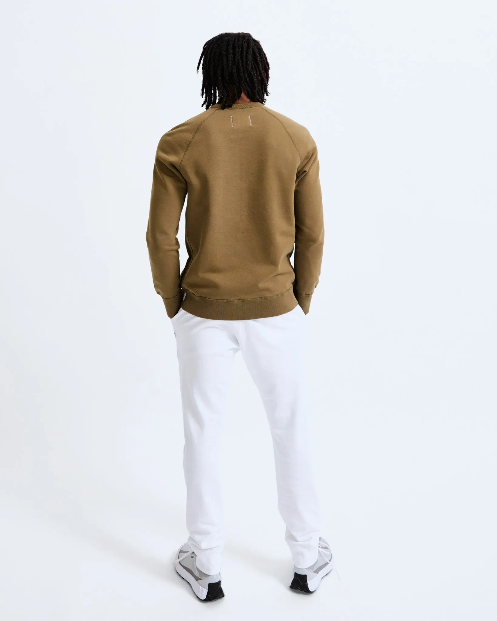 Midweight Terry Slim Crewneck