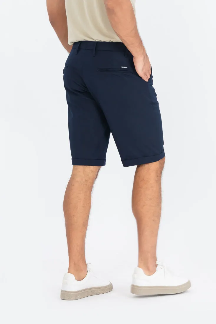 Navy All Weather Stretch Chino Shorts