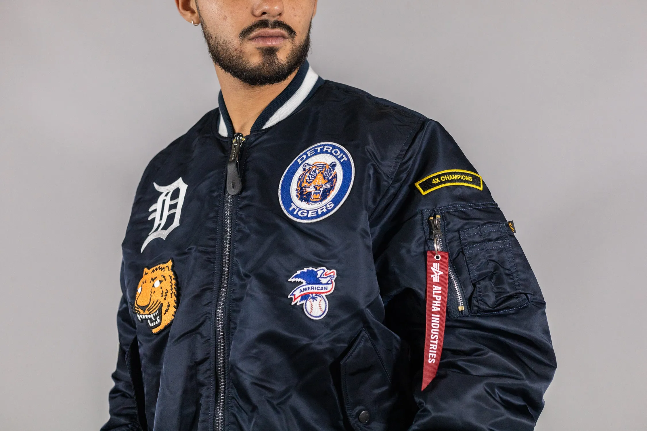 New Era Alpha Industries x Detroit Tigers Reversible Jacket